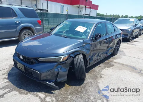 2025 Honda Civic Sport z USA, uszkodzony, nr VIN 2HGFE2F5XSH584966